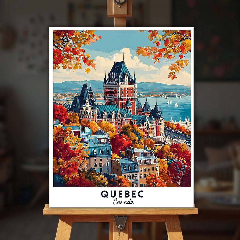 Travel Poster Paint by Numbers Kits That Turn Beautiful Destinations into Personal Art