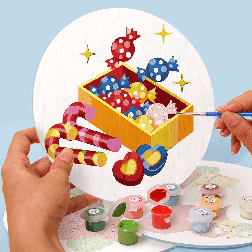 Festive Keepsakes (4 Pieces) paint by numbers kit