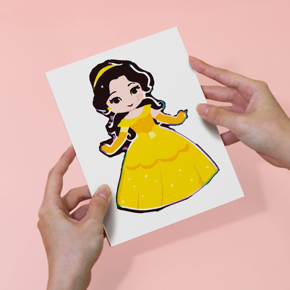 Little Princess Dreams - Mini Paint by Numbers Kit (6 Pieces) paint by numbers kit