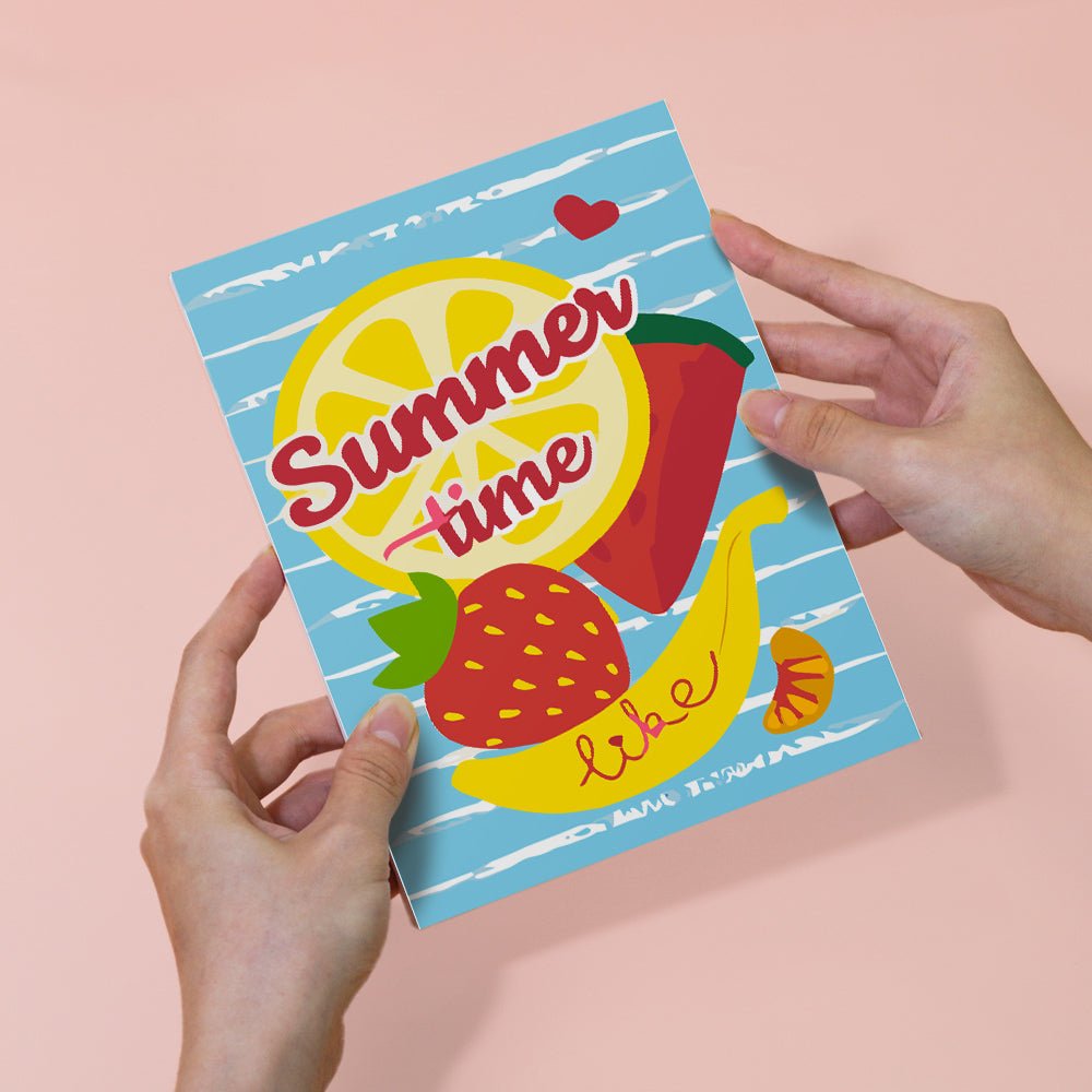 Good Vibes Summer Club - Mini Paint by Numbers Kit (6 Pieces) paint by numbers kit