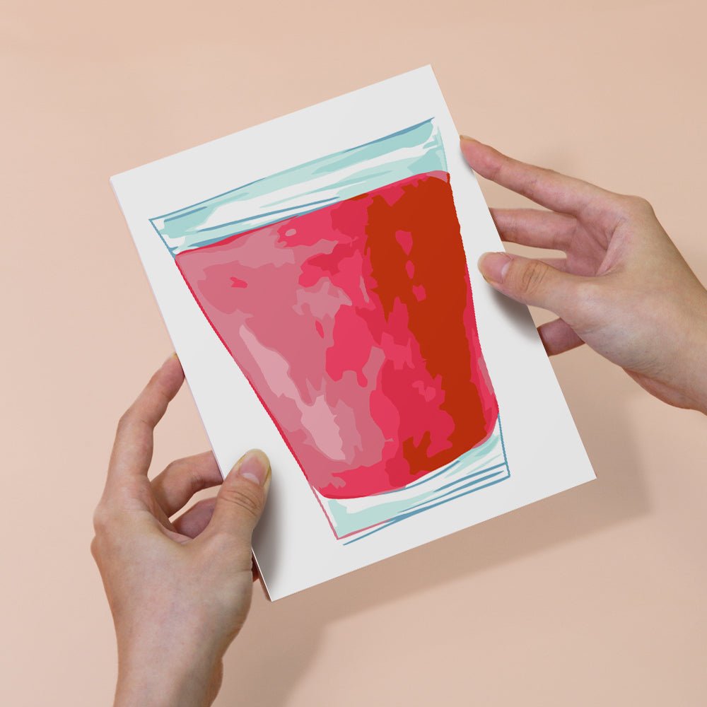 Modern Cocktail Shades - Mini Paint by Numbers Kit (6 Pieces) paint by numbers kit