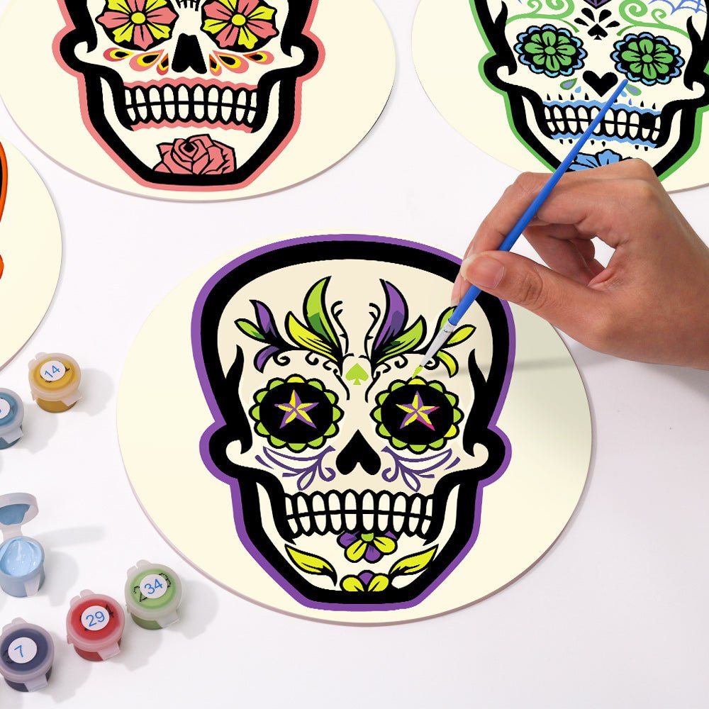 Fiesta Calavera (6 Pieces) paint by numbers kit