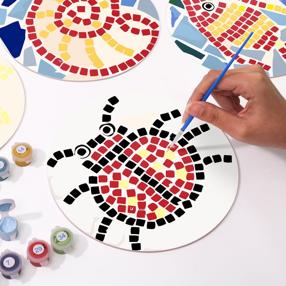 Mediterranean Mosaic (6 Pieces) paint by numbers kit