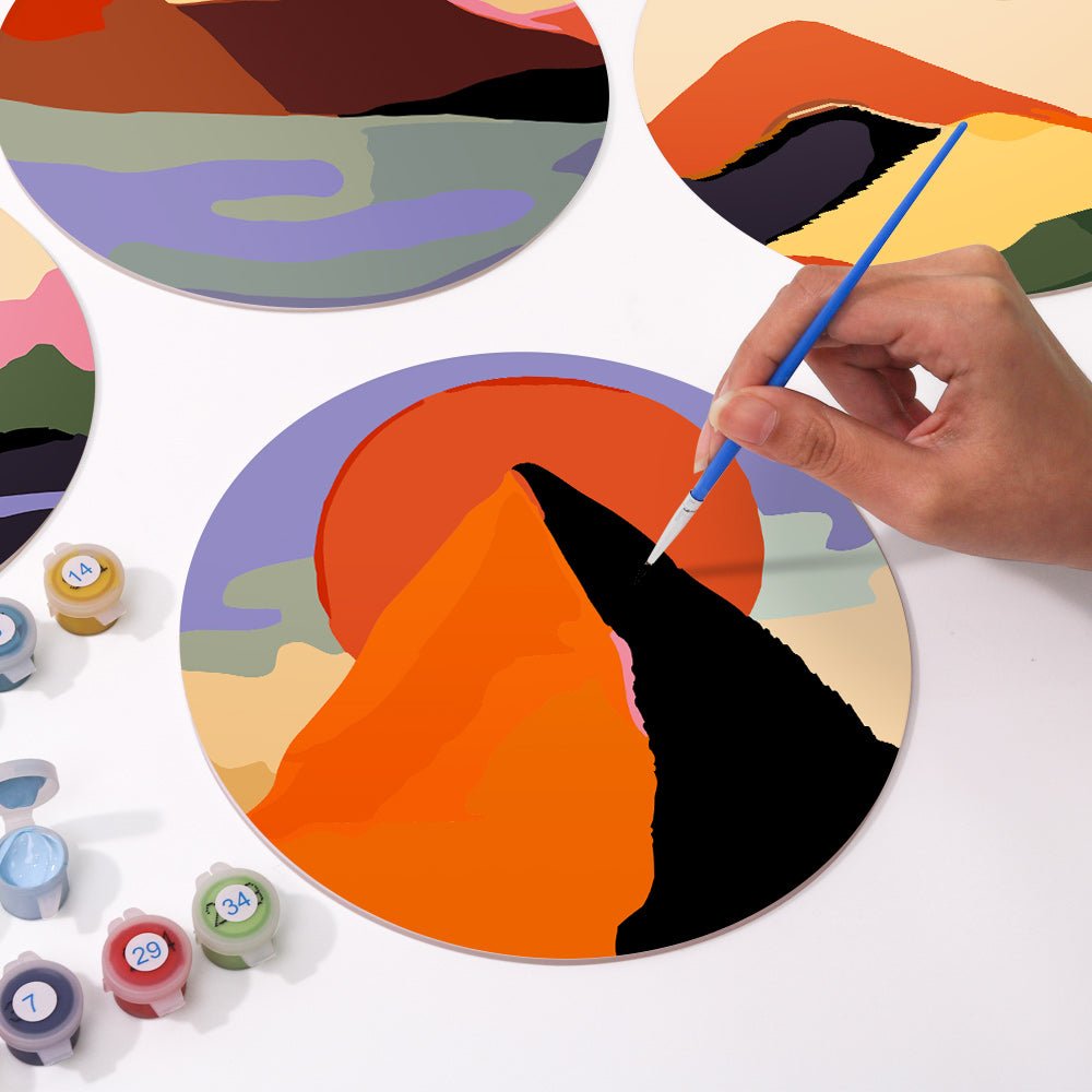 Desert Horizon (6 Pieces) paint by numbers kit