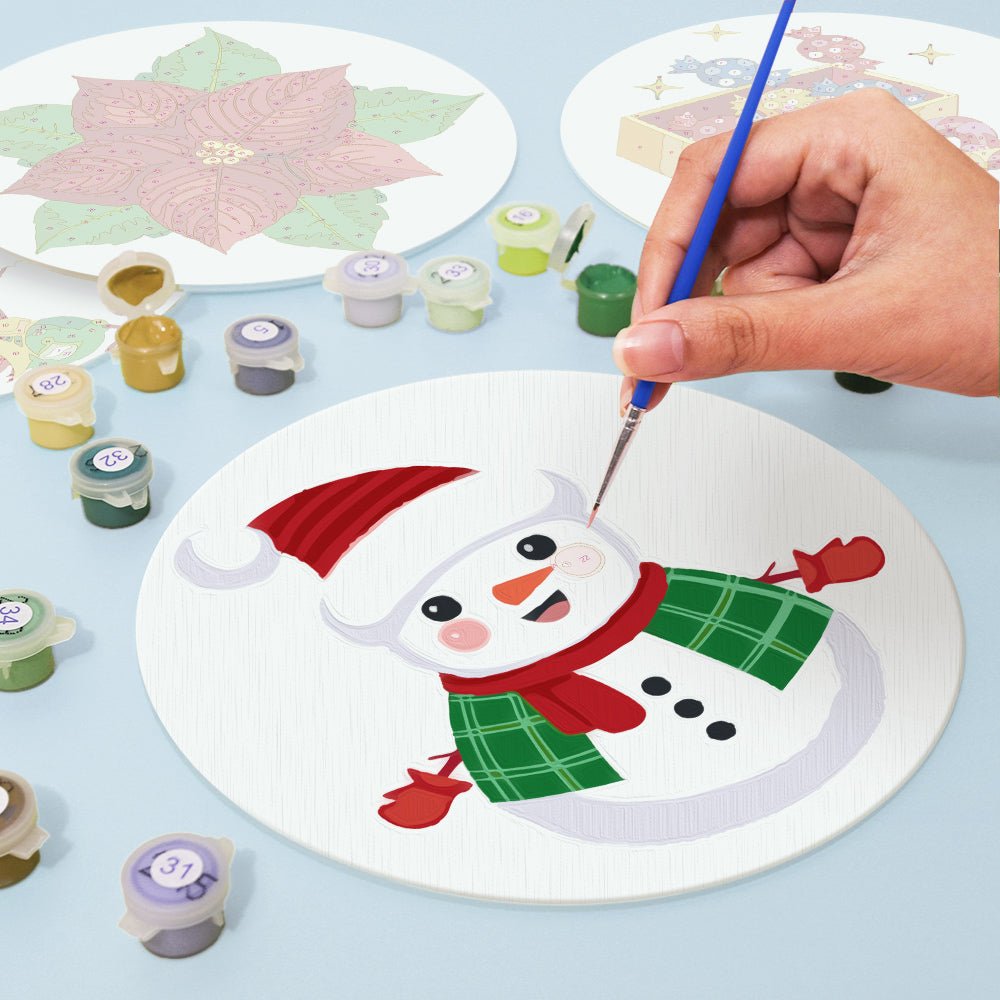 Festive Keepsakes (4 Pieces) paint by numbers kit