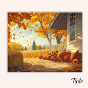 Ready for Fall paint by numbers kit