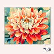 Blush Petal Bloom paint by numbers kit