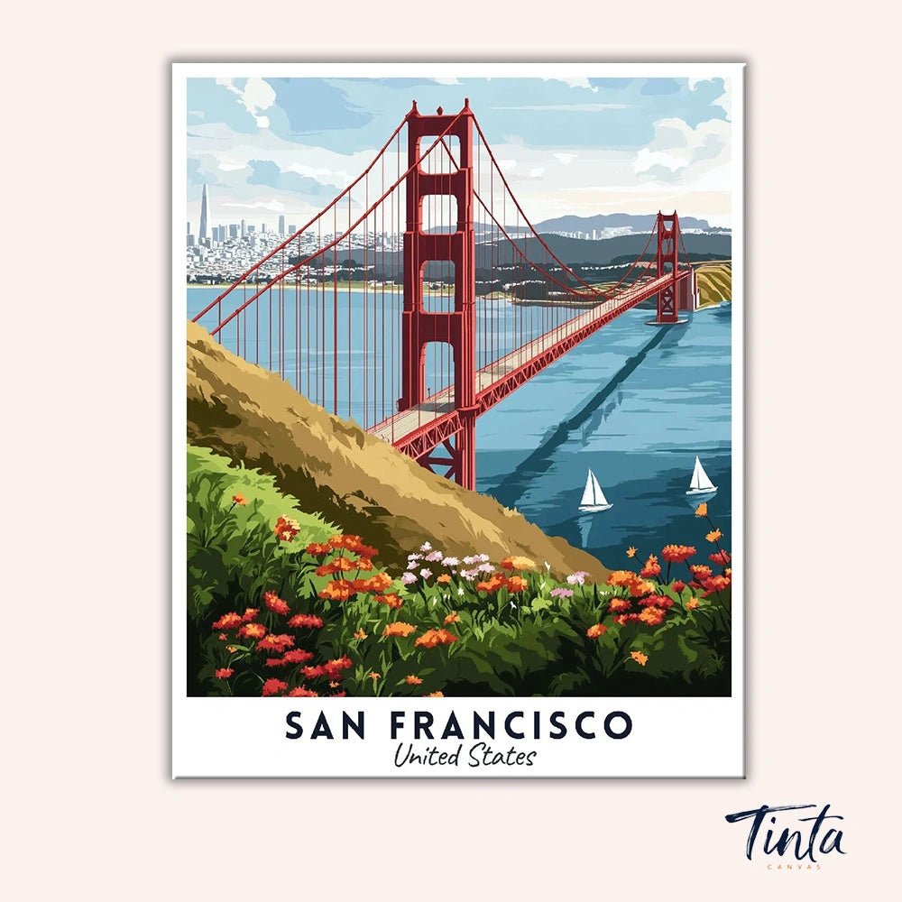 San Francisco - Póster de viaje