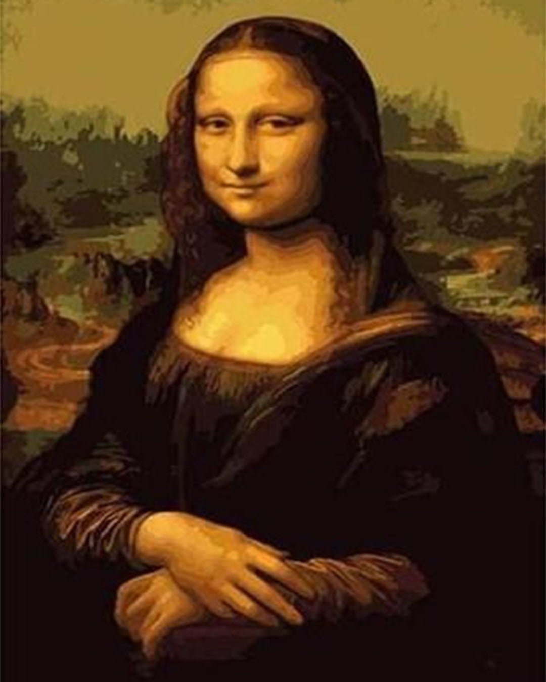 Mona Lisa - Leonardo Da Vinci paint by numbers kit