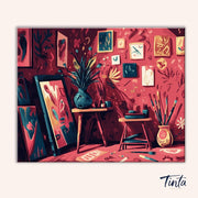 Creative Corner paint by numbers kit