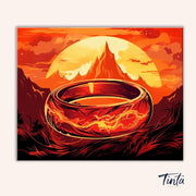 Ring of Fire paint by numbers kit