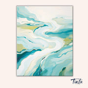 River Meander paint by numbers kit