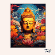 Buddhist Haven paint by numbers kit