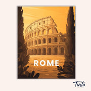 Rome Colosseum paint by numbers kit