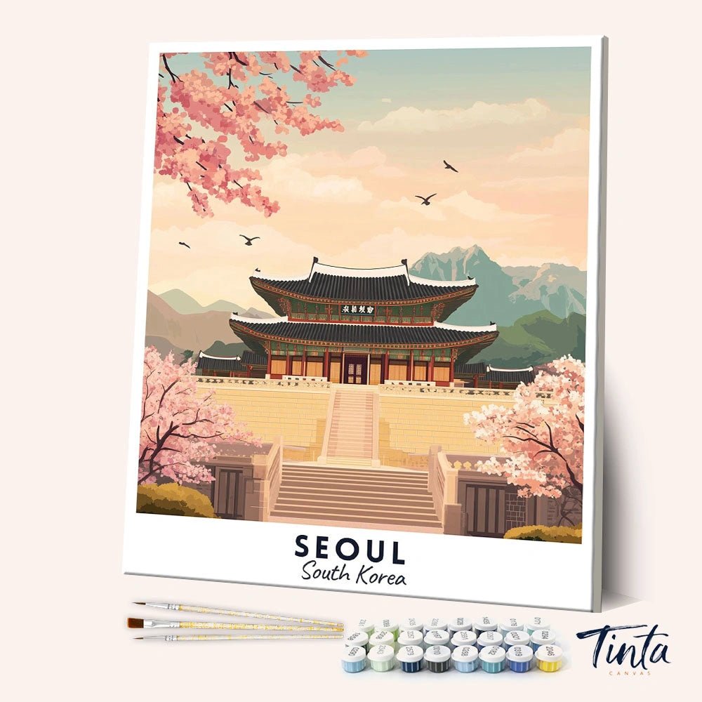 Seúl - Póster de viaje