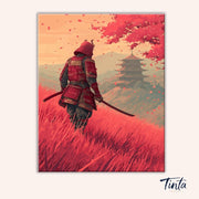 Samurai Fighter paint by numbers kit