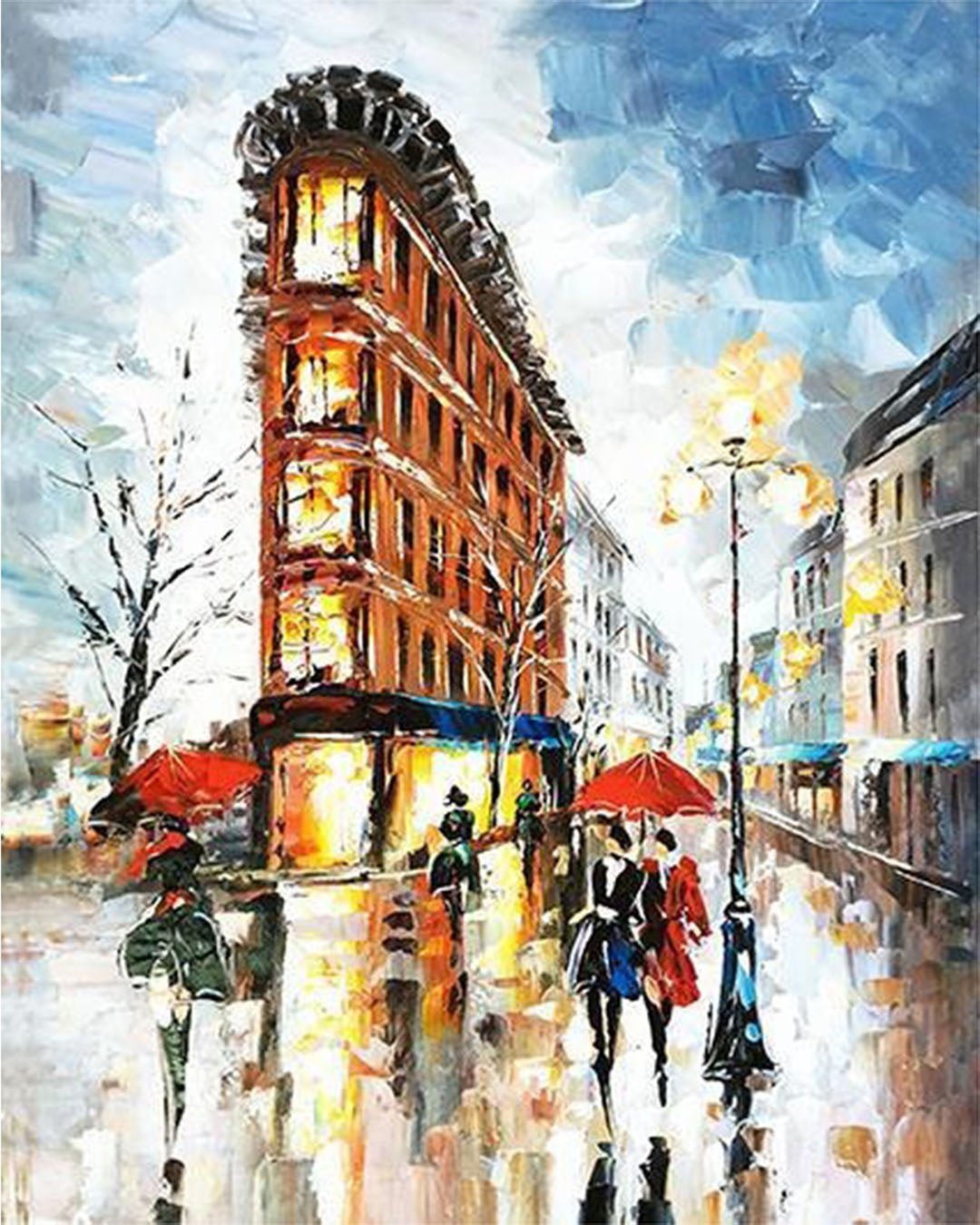 Memories of Paris paint by numbers kit