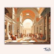 School of Athens paint by numbers kit