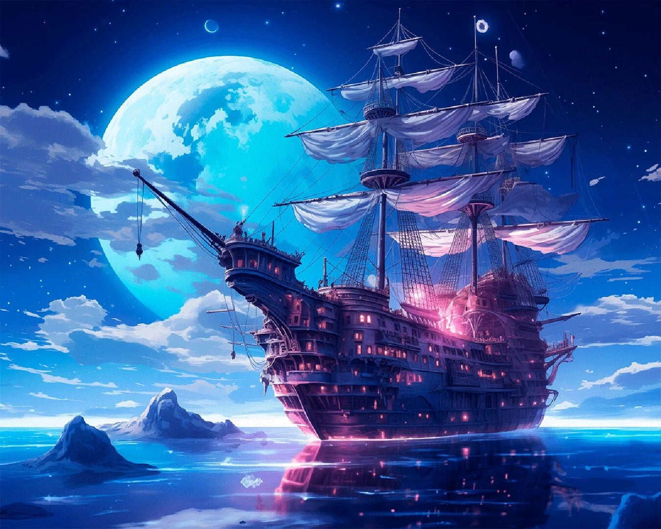 Moonlit Phantom Voyage