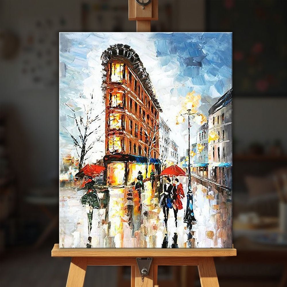Memories of Paris paint by numbers kit