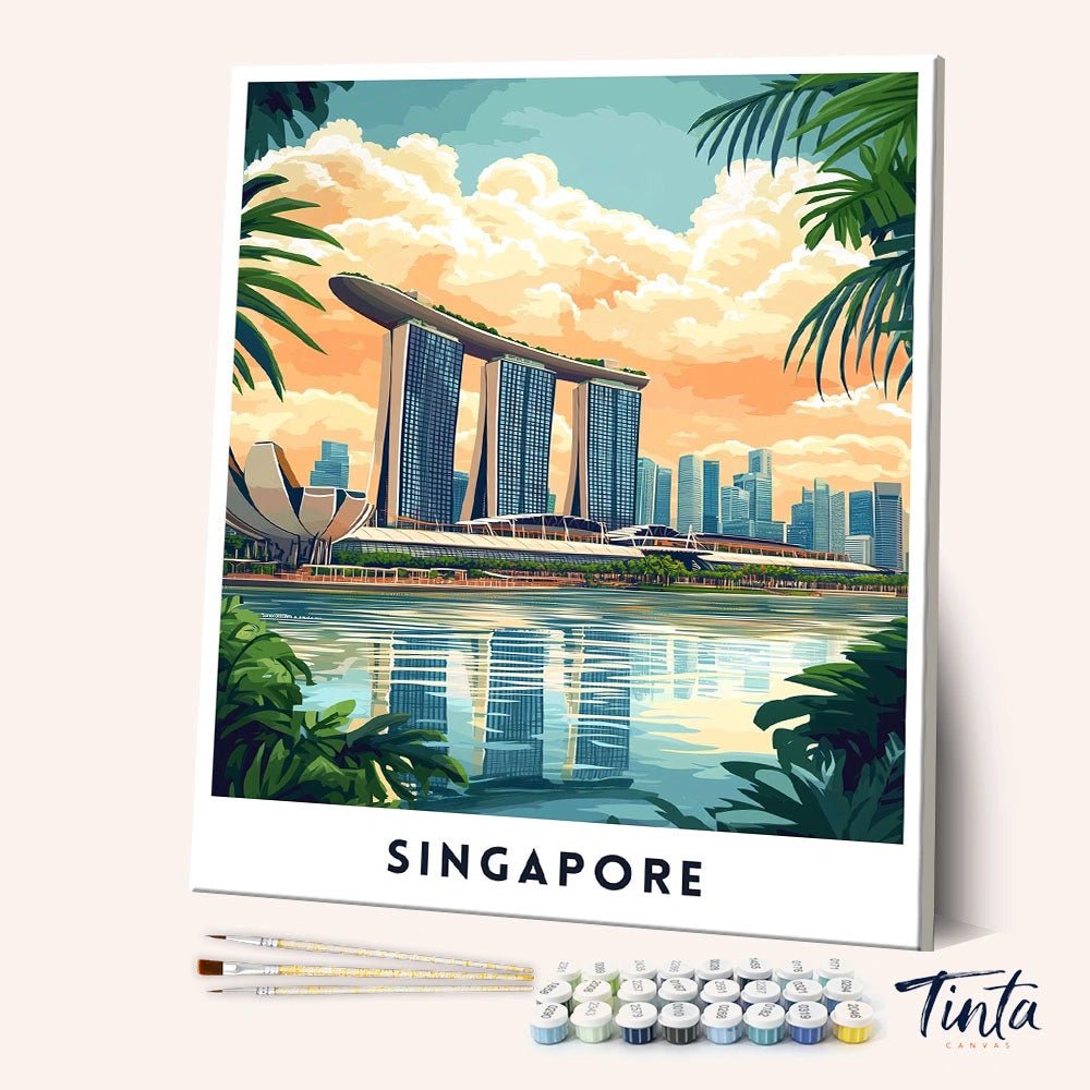 Singapur - Póster de viaje