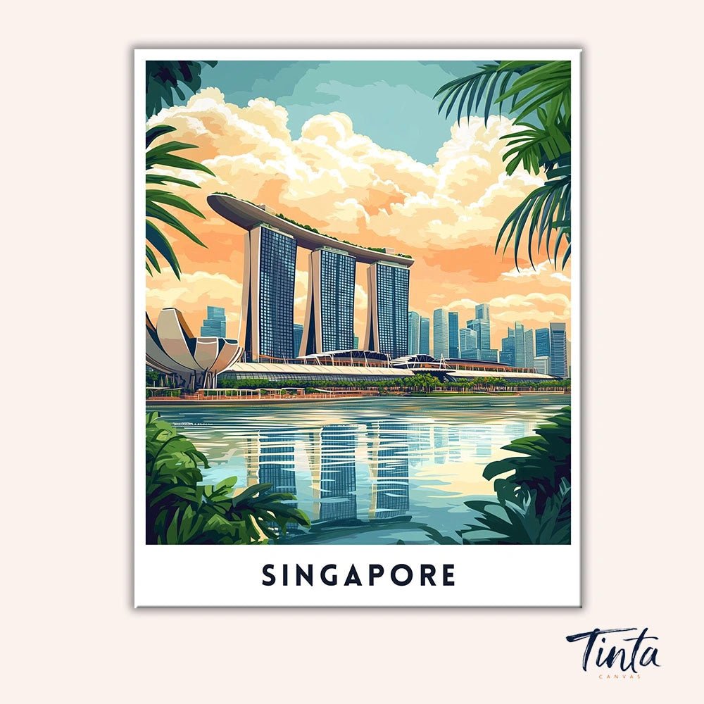 Singapur - Póster de viaje