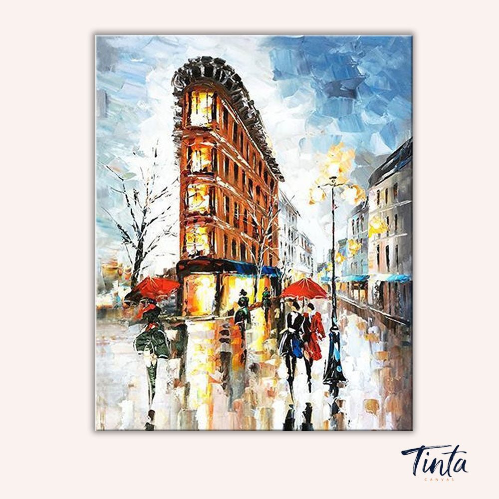 Memories of Paris paint by numbers kit