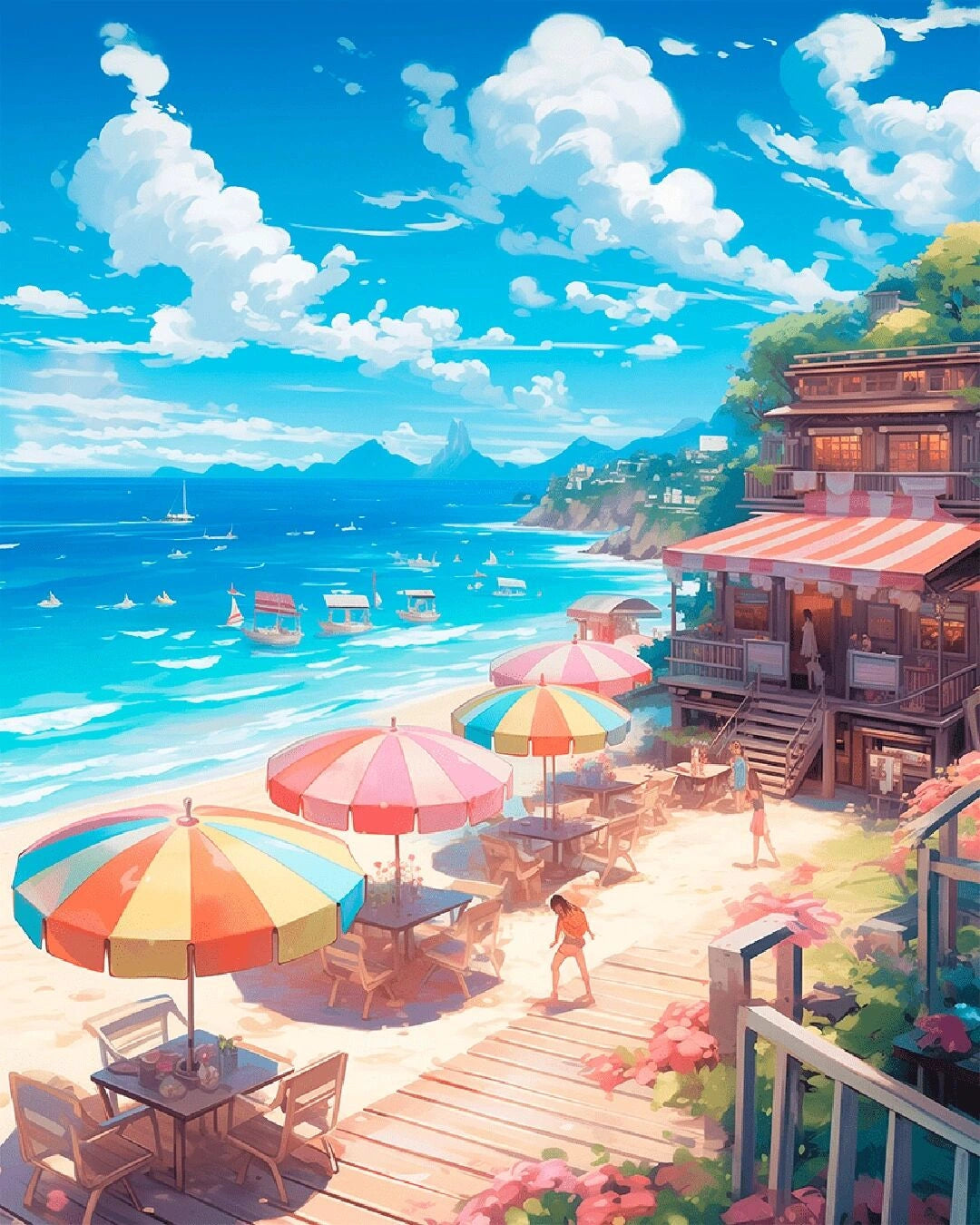 Coastal Café Escape