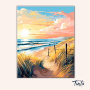 Dune Path Serenity paint by numbers kit