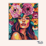 Bloomed Muse paint by numbers kit