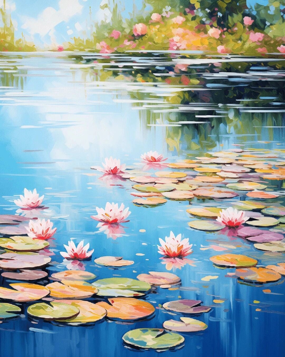 Lilywater Calm paint by numbers kit