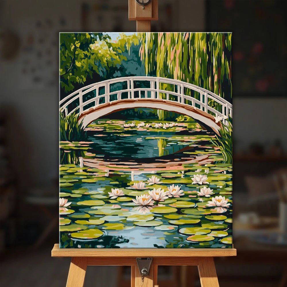 Series of Water Lillies - Claude Monet's paint by numbers kit
