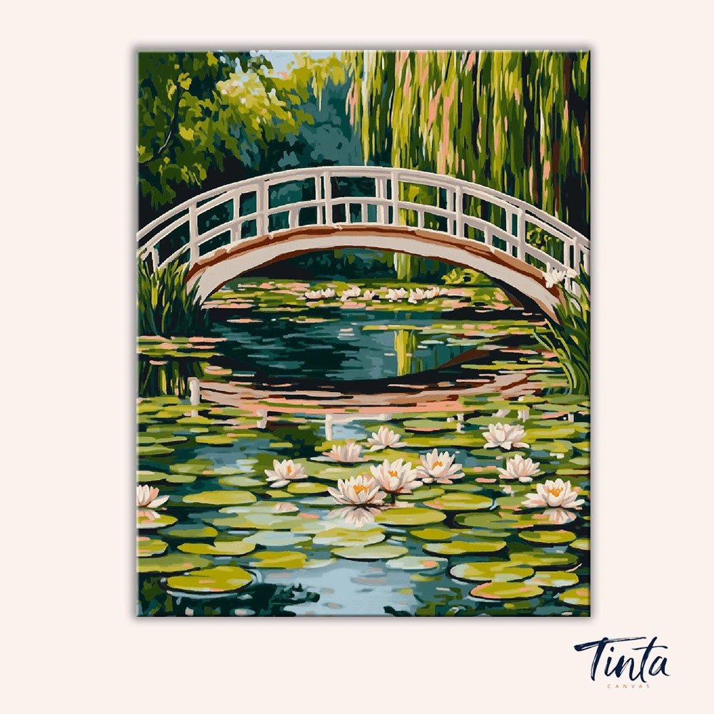 Series of Water Lillies - Claude Monet's paint by numbers kit