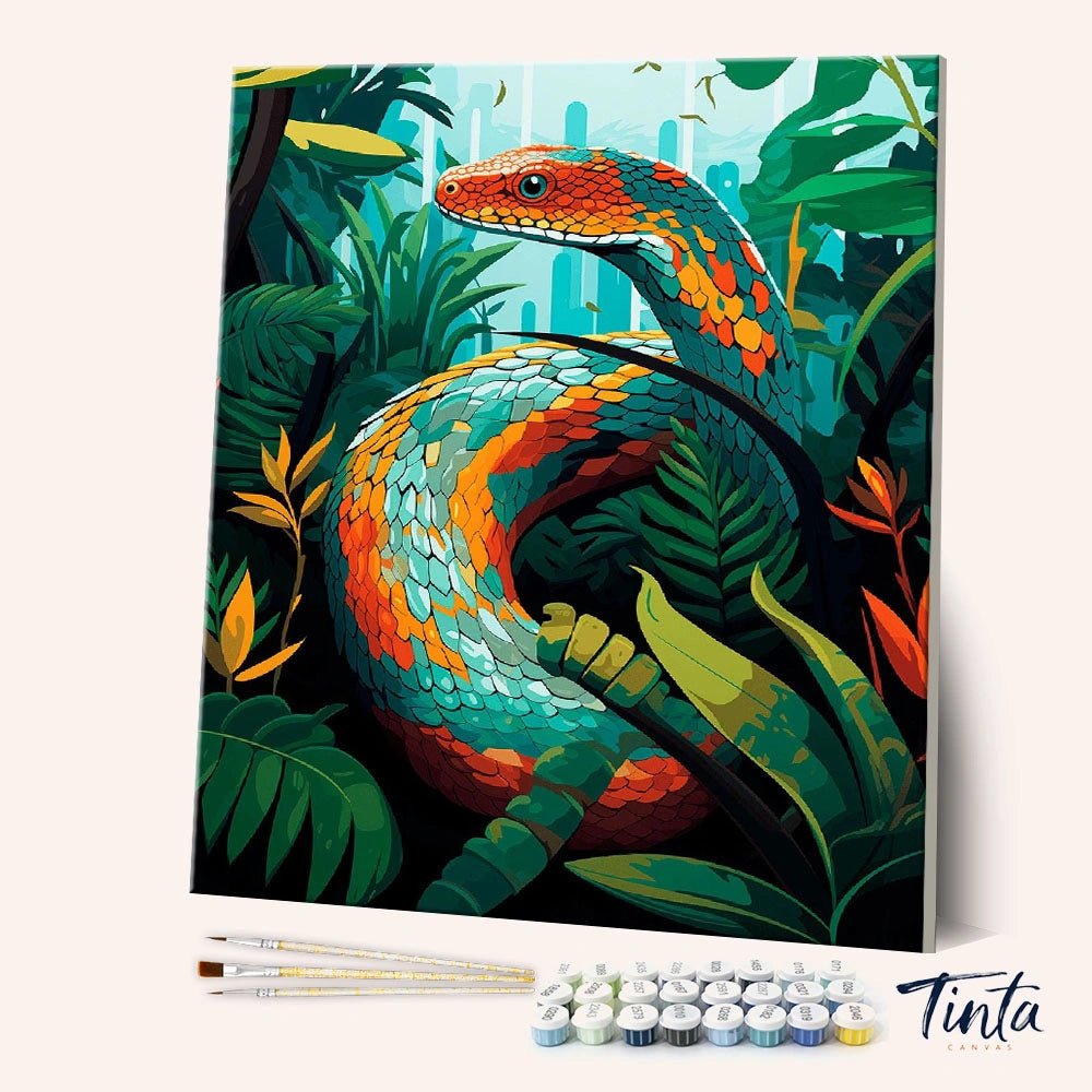 Emerald Coil paint by numbers kit