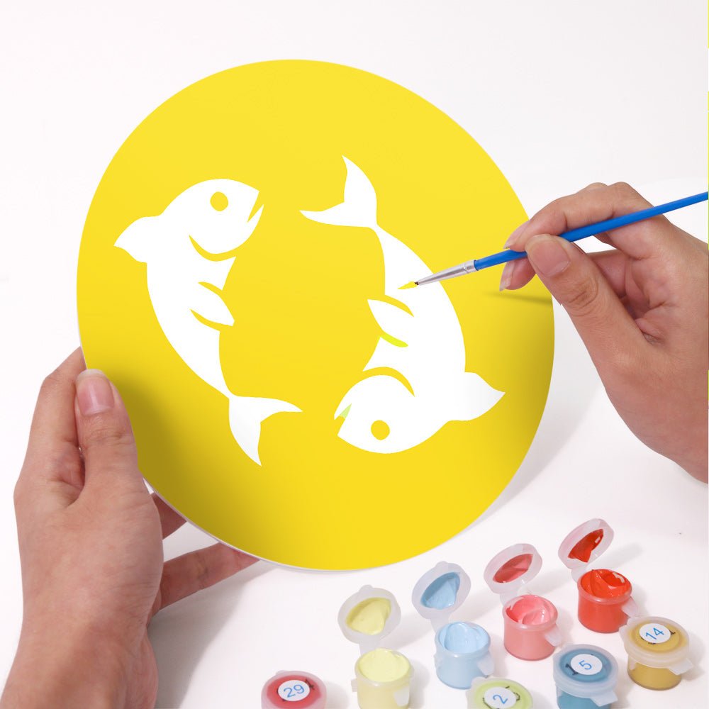 Vivid Zodiac (12 Pieces) paint by numbers kit