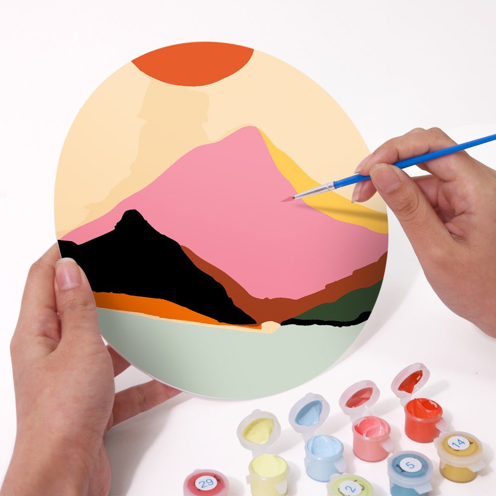 Desert Horizon (6 Pieces) paint by numbers kit