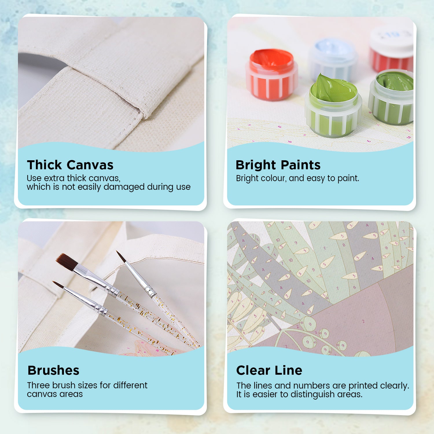 Urban Plant Carry Bag paint by numbers kit