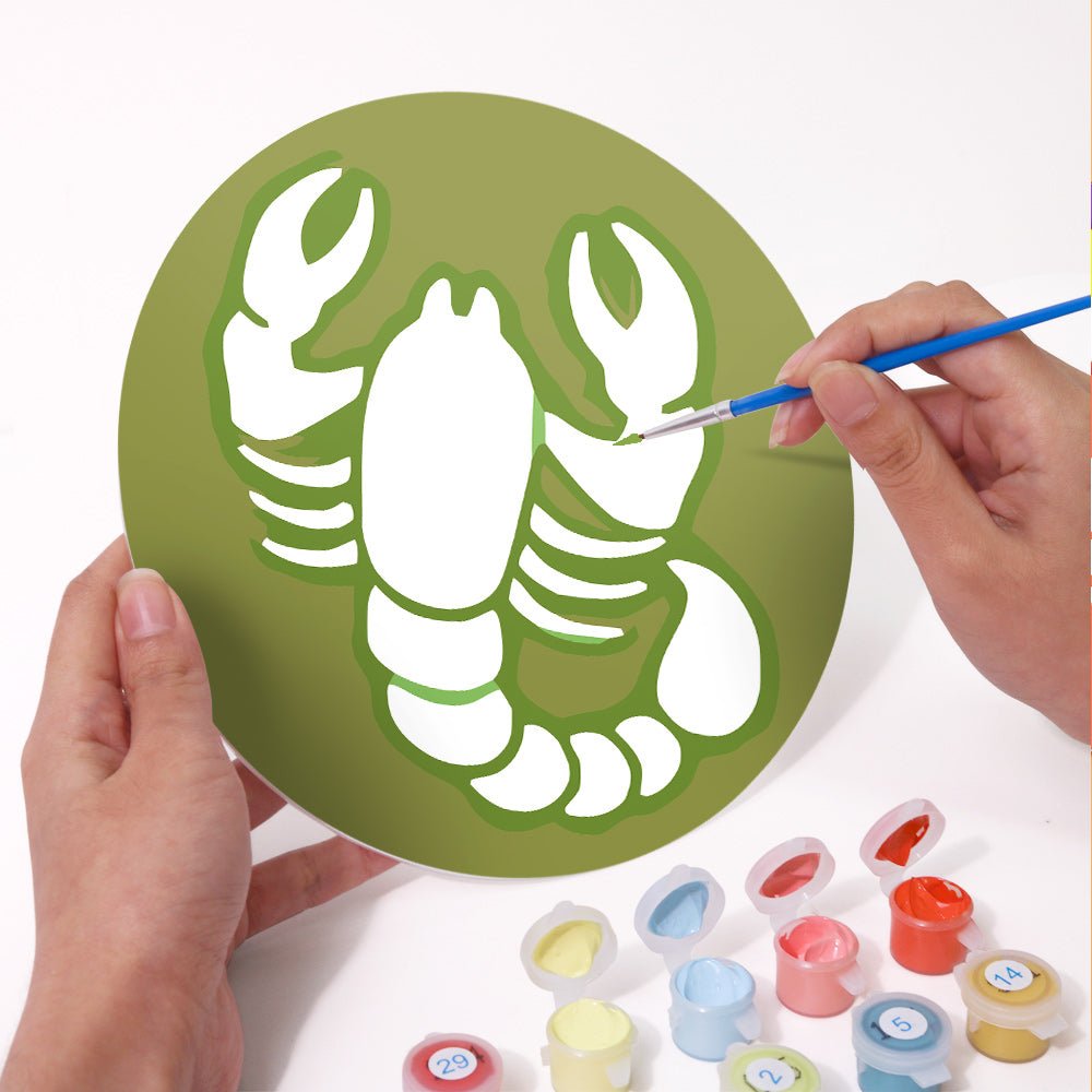 Zodiac Icons (12 Pieces) paint by numbers kit