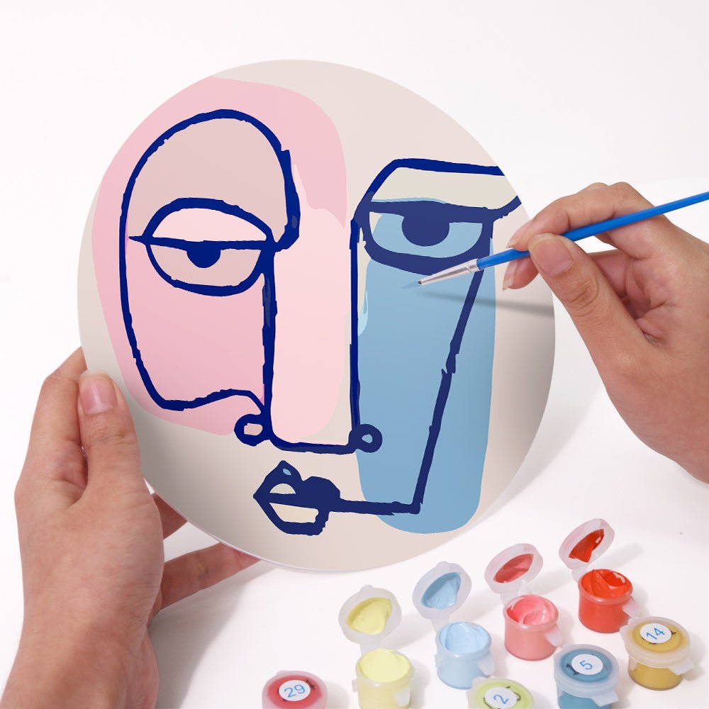 Contour Society (6 Pieces) paint by numbers kit