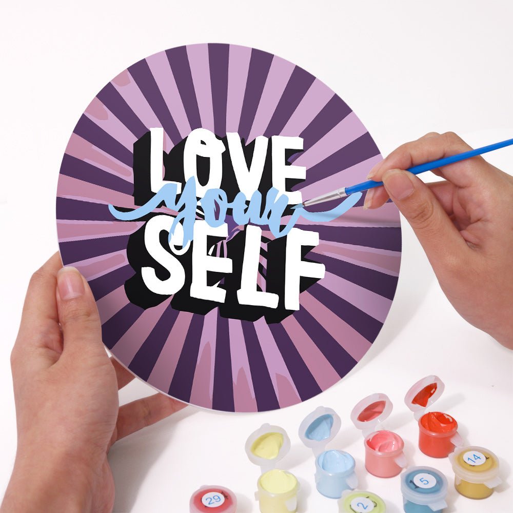 Bold Affirmations (6 Pieces) paint by numbers kit