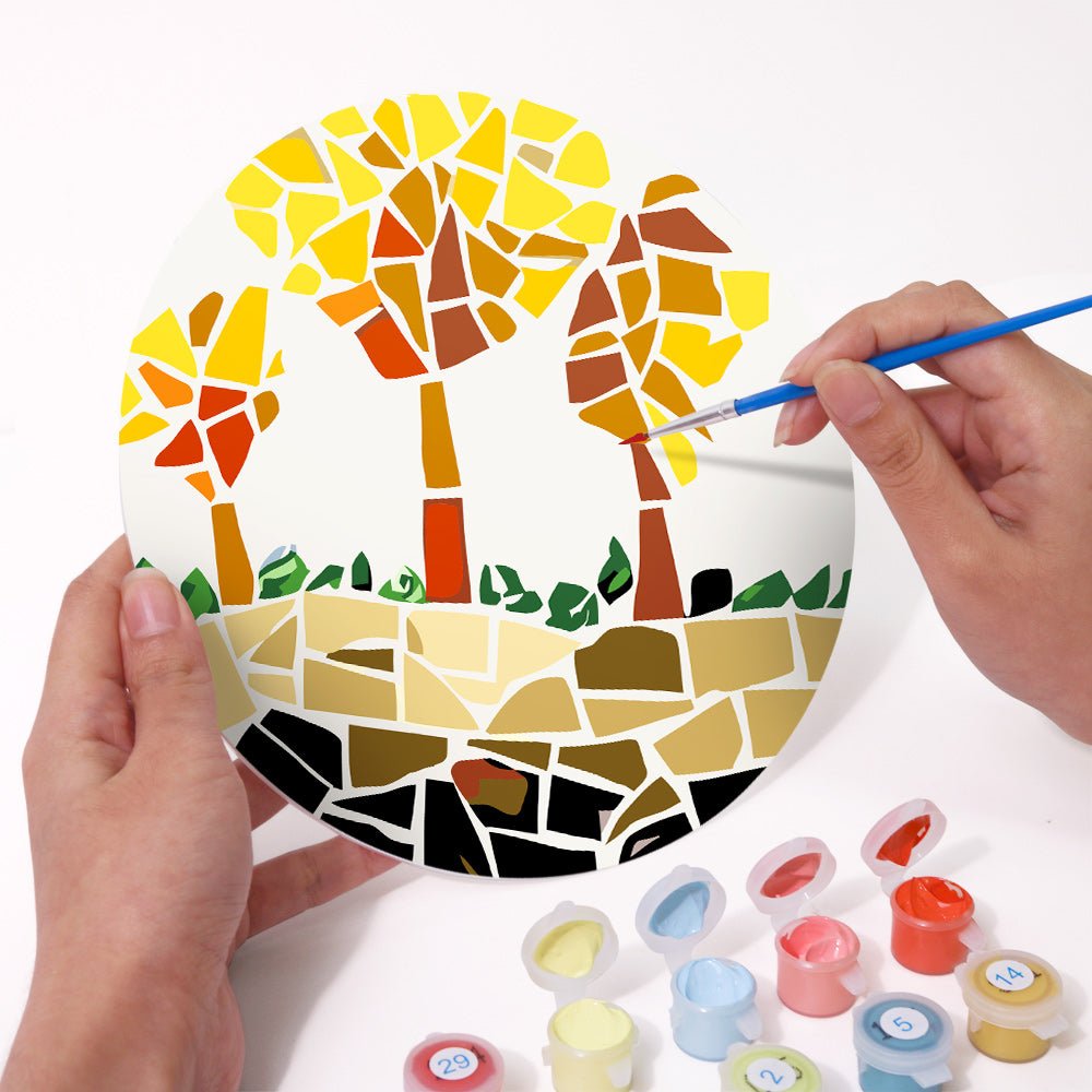 Mosaic Storyscapes (6 Pieces) paint by numbers kit