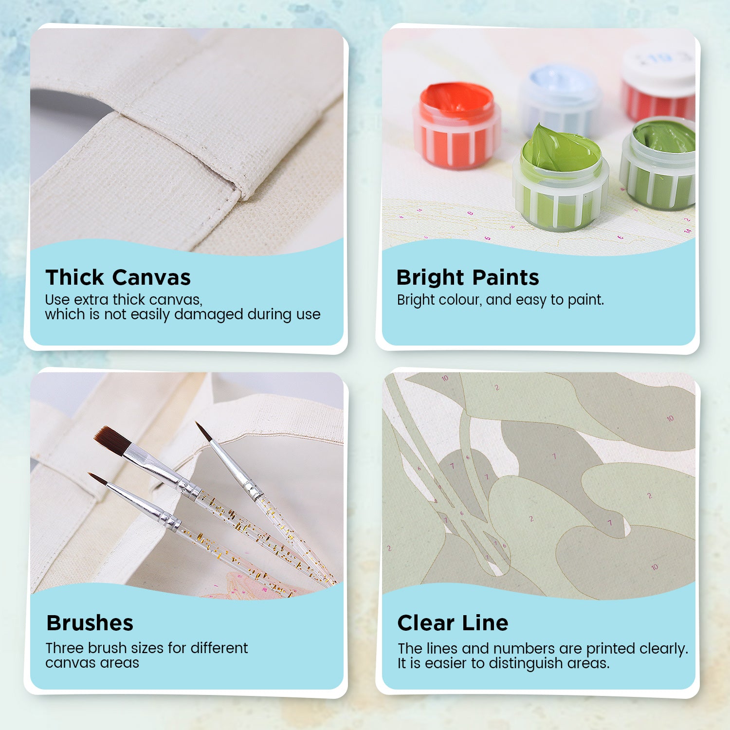 Anthurium Plant Carry Bag paint by numbers kit
