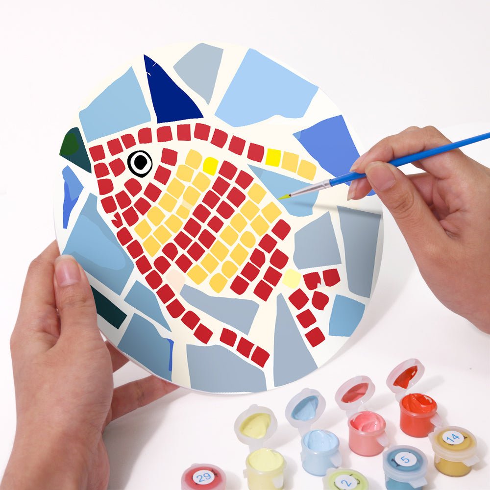 Mediterranean Mosaic (6 Pieces) paint by numbers kit