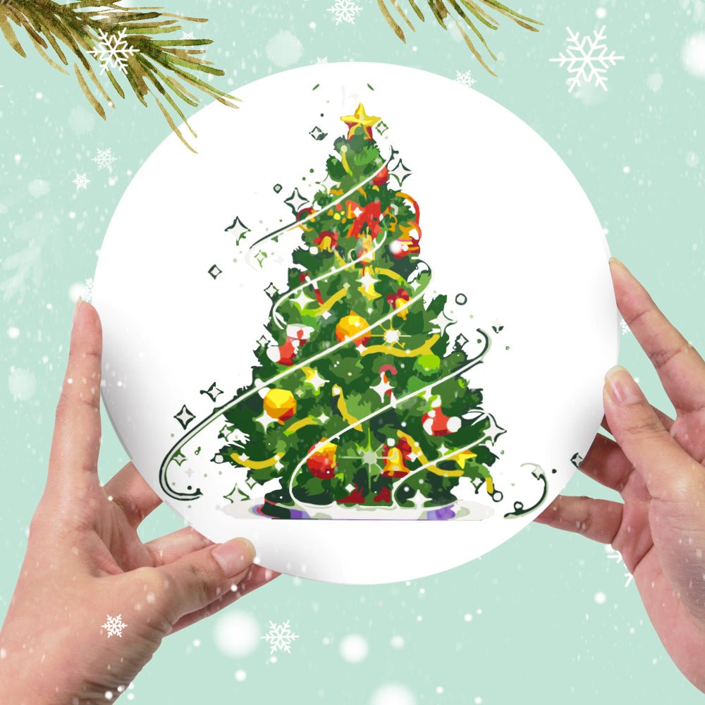 Evergreen Celebration (4 Pieces) paint by numbers kit