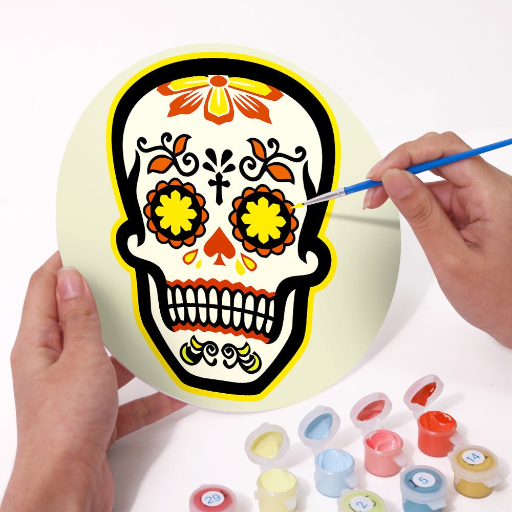 Fiesta Calavera (6 Pieces) paint by numbers kit