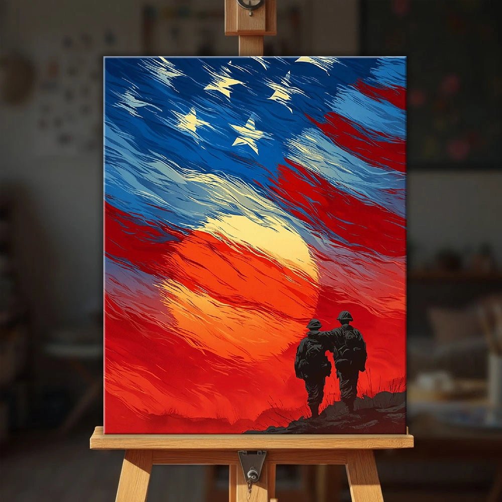 Brothers in Arms paint by numbers kit