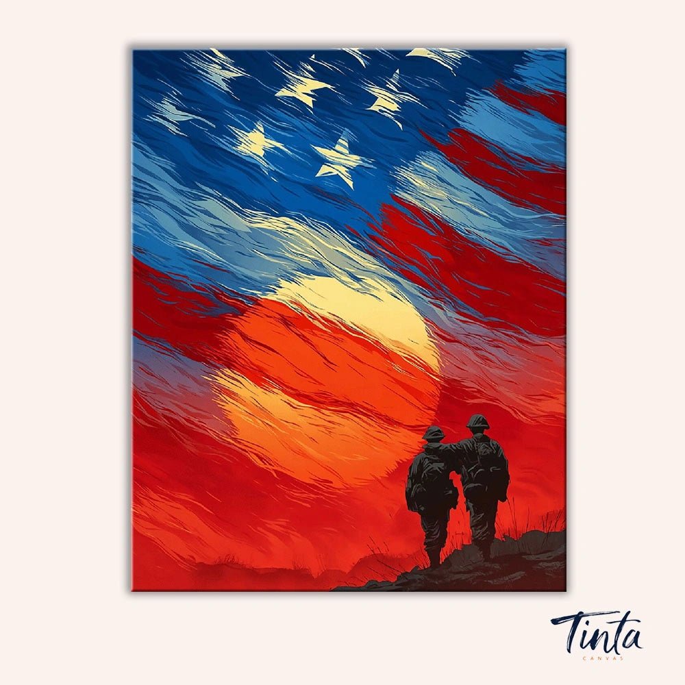 Brothers in Arms paint by numbers kit