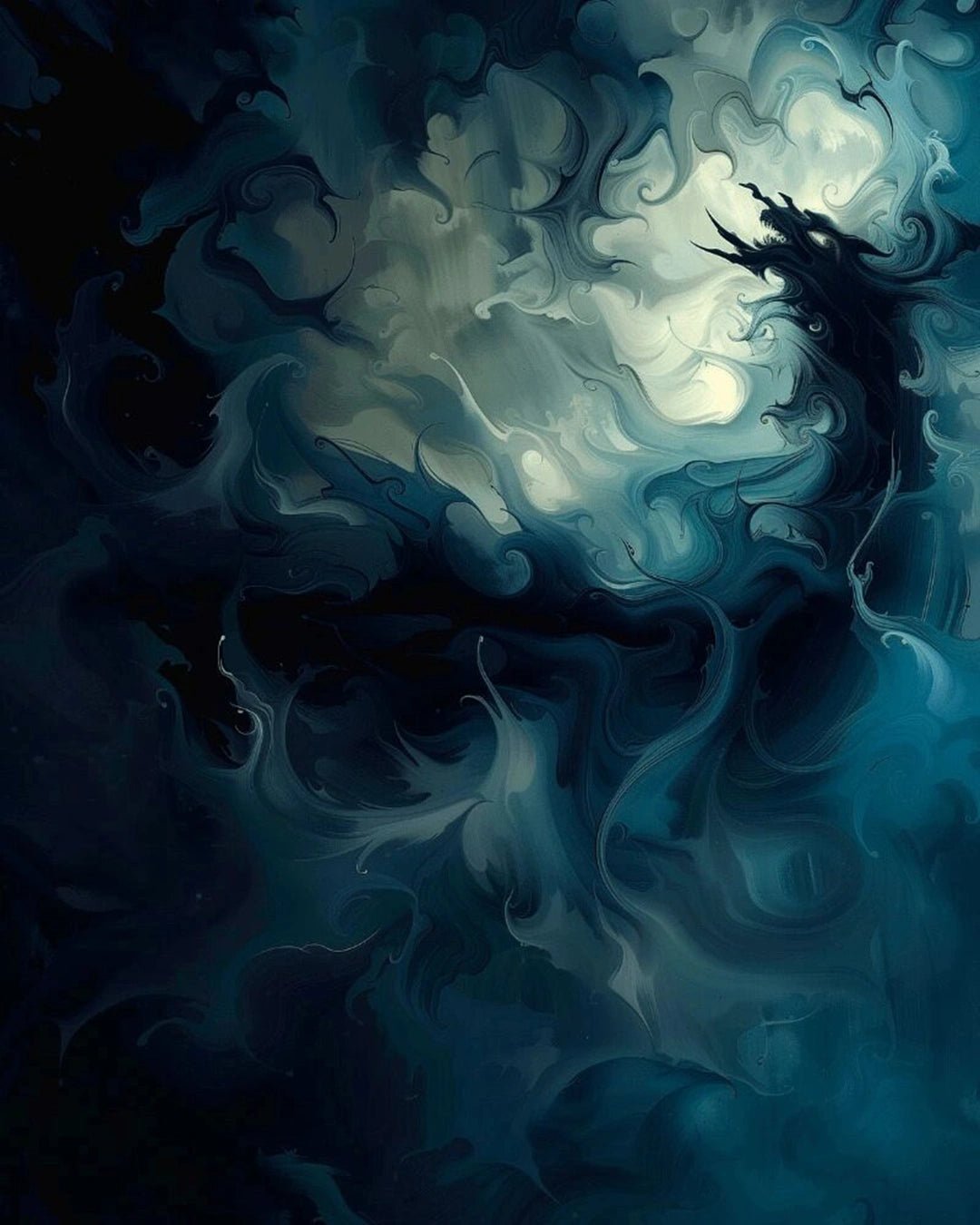 Shadow Serpent paint by numbers kit