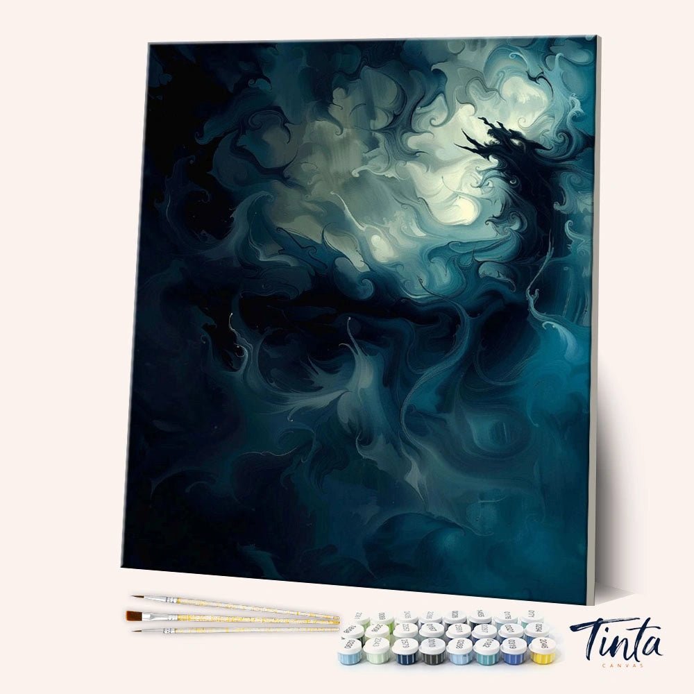 Shadow Serpent paint by numbers kit