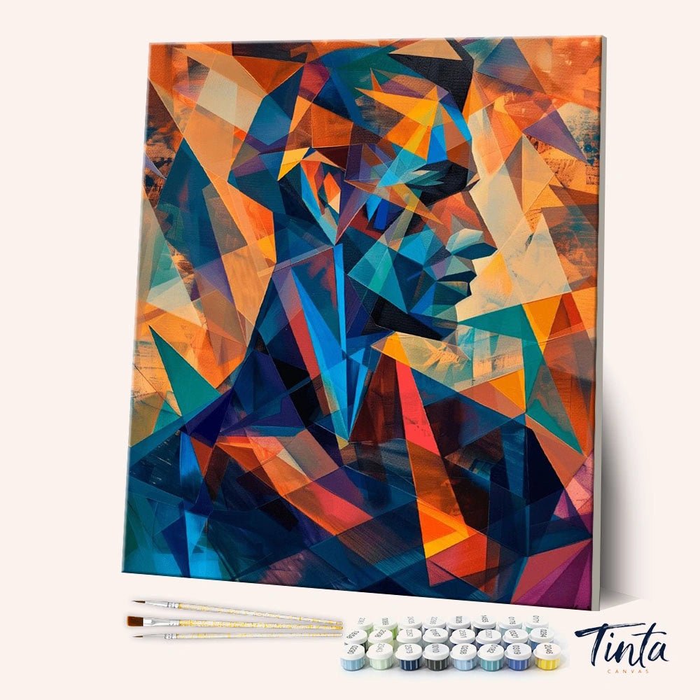 Shattered Mind paint by numbers kit
